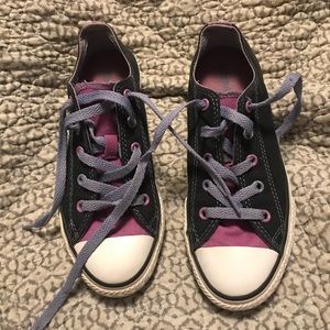 Girls size 2 Converse